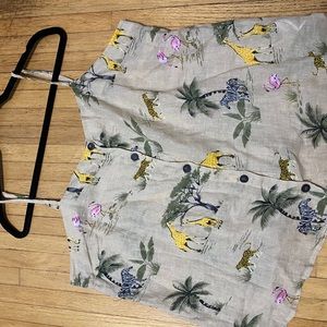 Safari print OLD NAVY tank top 🦒